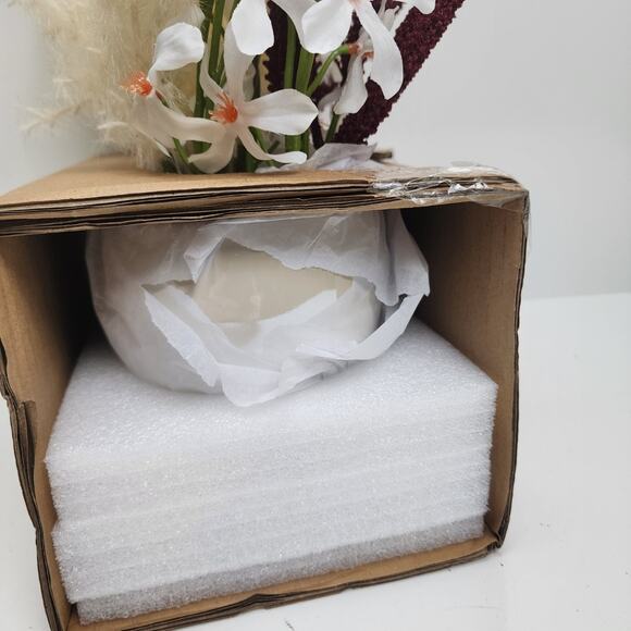 Target Threshold Cream Floral Luxe Arrangement Tabletop Placement Indoor Only - Picture 3 of 8